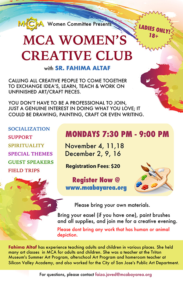 Creative Club flyer